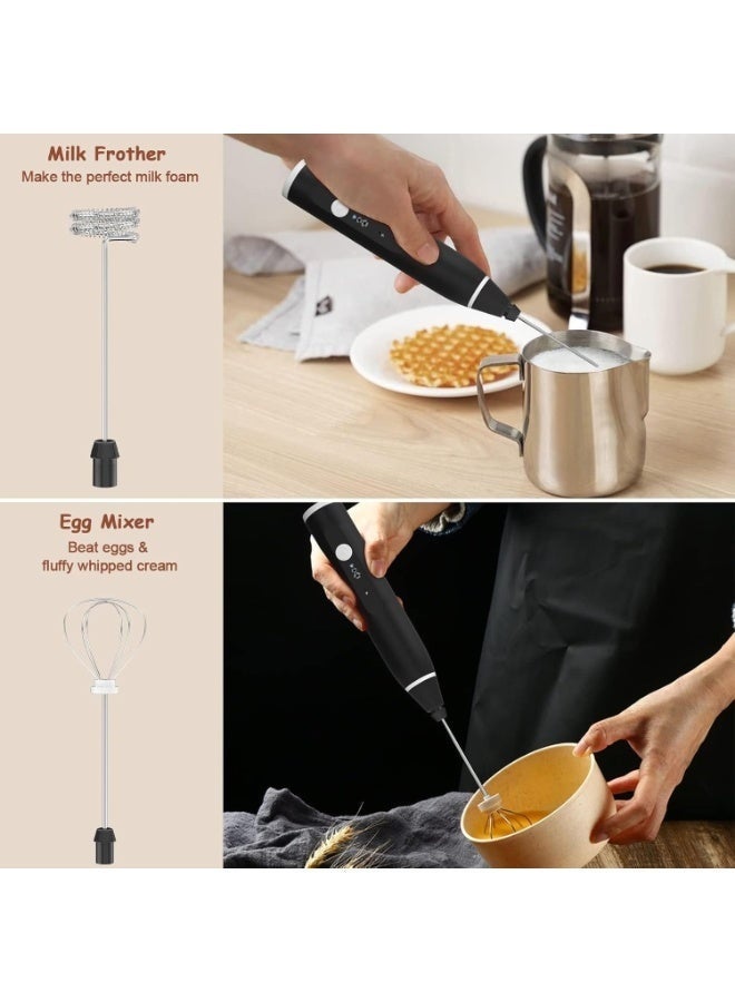 Drink Frother – USB Electric Mixer for Cappuccinos, Hot Chocolate, Milkshakes, and Egg Whipping - Image 5